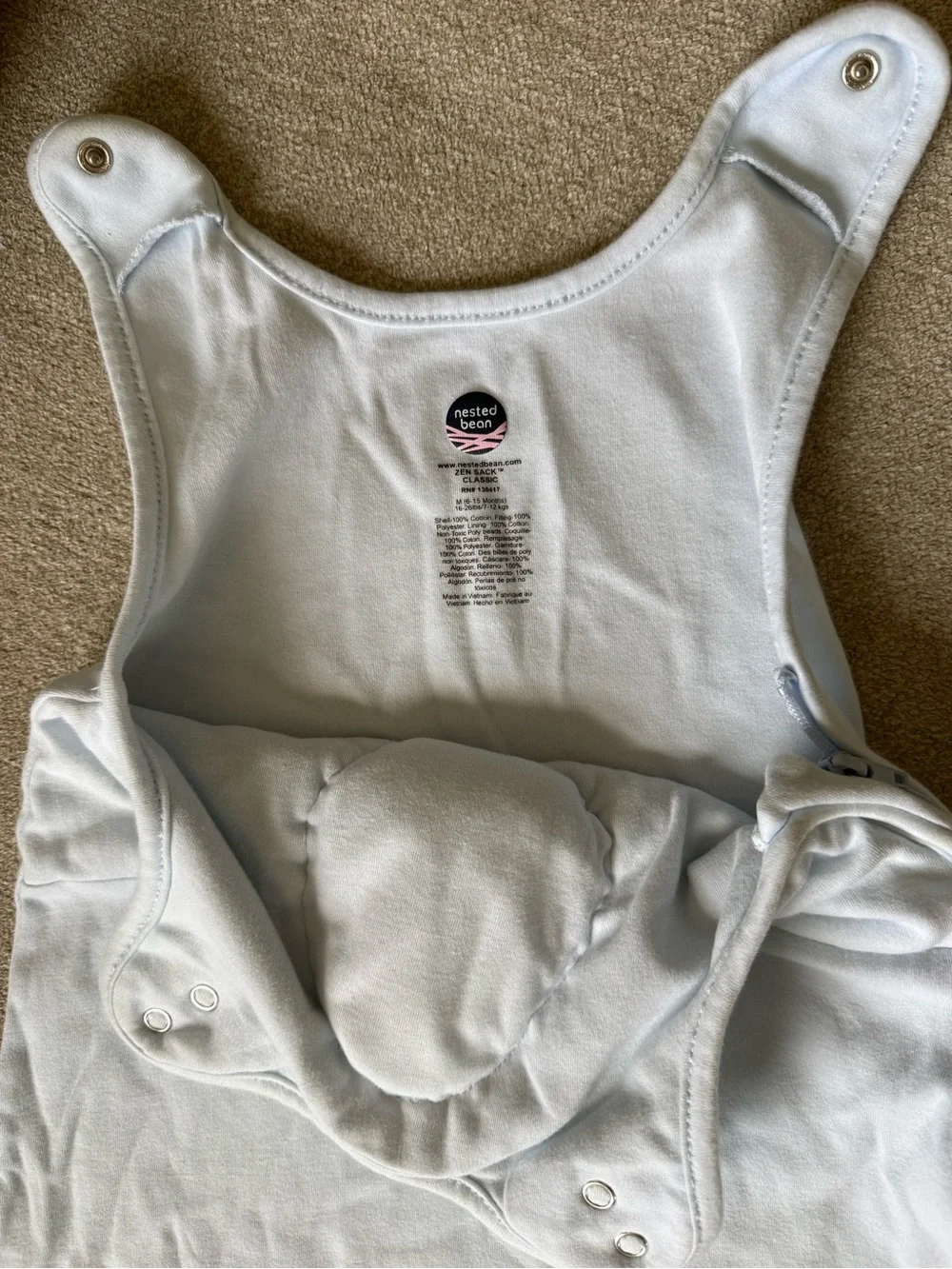 Nested bean sleep sack bundle (M)